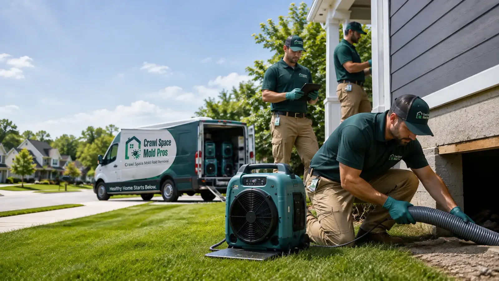 Crawl Space Mold Removal in Whitewater, WI